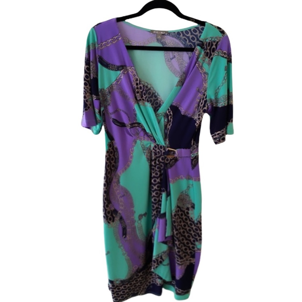 SALE🖤 Beautiful Turquoise & Purple Dress